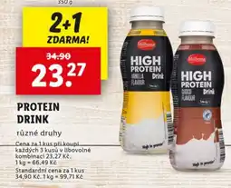 Lidl PROTEIN DRINK nabídka