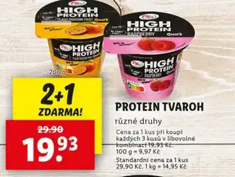 Lidl PROTEIN TVAROH nabídka