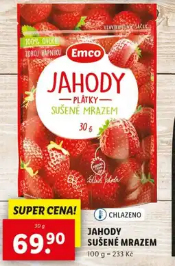Lidl JAHODY SUŠENÉ MRAZEM nabídka