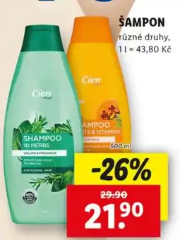 Lidl ŠAMPON nabídka