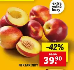 Lidl NEKTARINKY nabídka