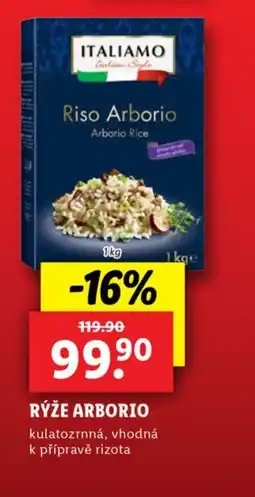 Lidl RÝŽE ARBORIO nabídka
