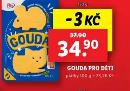 Lidl GOUDA PRO DĚTI nabídka
