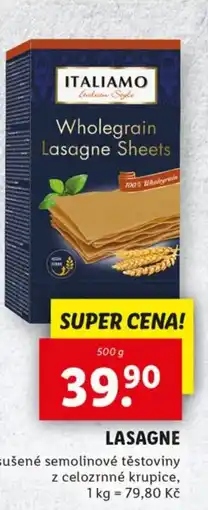 Lidl LASAGNE nabídka