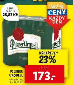 Lidl PILSNER URQUELL nabídka
