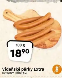 Coop Vídeňské párky Extra nabídka