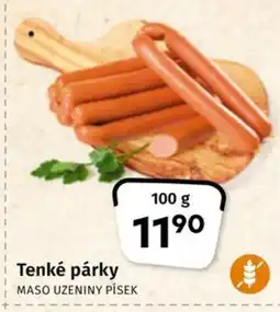 Coop Tenké párky nabídka
