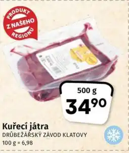 Coop Kuřecí játra nabídka