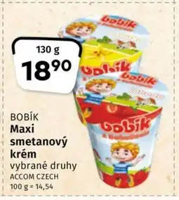 Coop BOBÍK Maxi smetanový krém nabídka