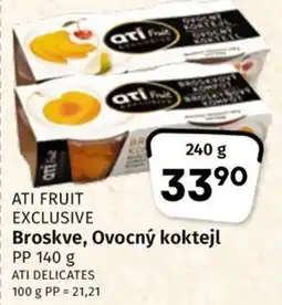 Coop ATI FRUIT EXCLUSIVE Broskve, Ovocný koktejl nabídka