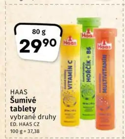 Coop HAAS Šumivé tablety nabídka