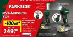 Lidl Aku ruční led reflektor 20 v nabídka