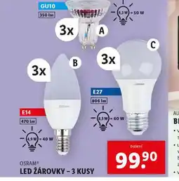Lidl Led žárovky nabídka