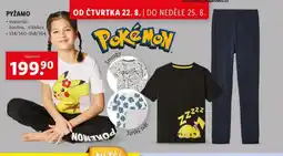 Lidl Pyžamo nabídka