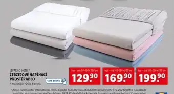 Lidl Žerzejové napínací prostěradlo 180-200 x 200 cm nabídka