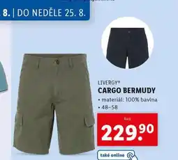 Lidl Cargo bermudy nabídka