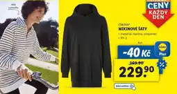 Lidl Mikinové šaty nabídka
