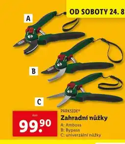 Lidl Zahradní nůžky nabídka