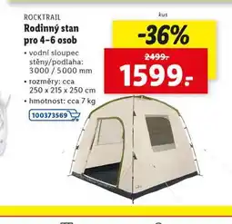 Lidl Rodinný stan pro 4-6 osob nabídka