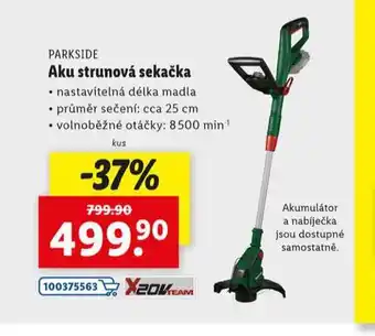 Lidl Aku strunová sekačka nabídka