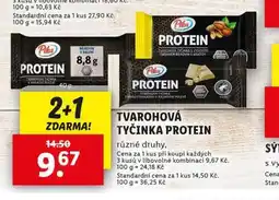 Lidl Tvarohová tyčinka protein nabídka
