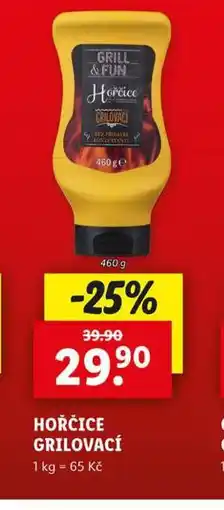 Lidl Hořčice grilovací nabídka