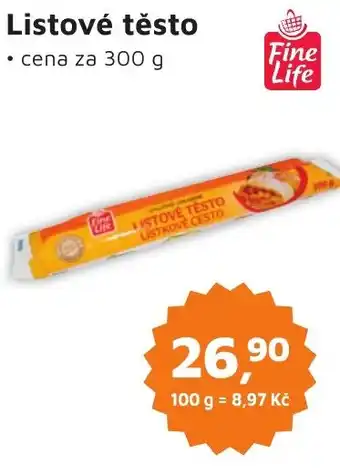 Můjobchod Listové těsto nabídka