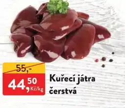 MP Krásno Kuřecí játra čerstvá nabídka