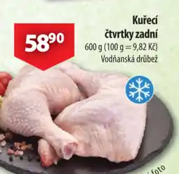 CBA Kuřecí čtvrtky zadní nabídka