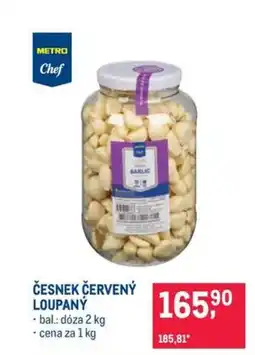 Makro ČESNEK ČERVENÝ LOUPANÝ nabídka
