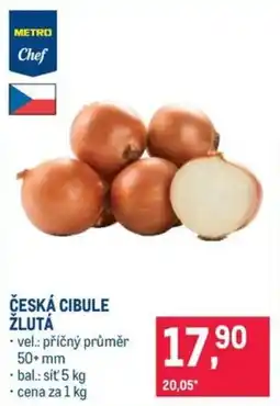 Makro ČESKÁ CIBULE ŽLUTÁ nabídka