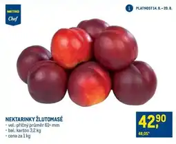 Makro NEKTARINKY ŽLUTOMASÉ nabídka
