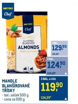 Makro MANDLE BLANŠÍROVANÉ TŘÍSKY nabídka