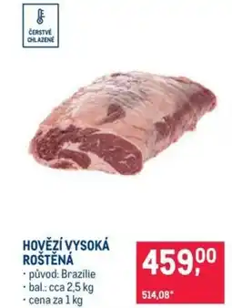 Makro HOVĚZÍ VYSOKÁ ROŠTĚNÁ nabídka