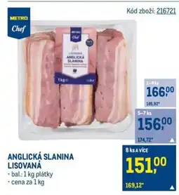 Makro ANGLICKÁ SLANINA LISOVANÁ nabídka
