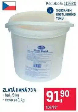 Makro ZLATÁ HANÁ 73% nabídka