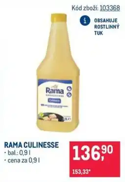 Makro RAMA CULINESSE nabídka