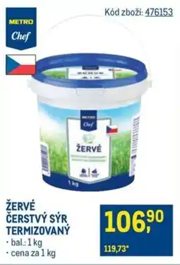 Makro ŽERVÉ ČERSTVÝ SÝR TERMIZOVANÝ nabídka