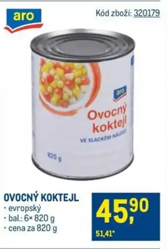 Makro OVOCNÝ KOKTEJL nabídka