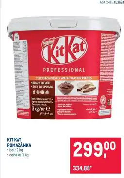 Makro KIT KAT POMAZÁNKA nabídka