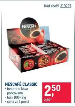 Makro NESCAFÉ CLASSIC nabídka