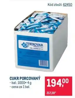 Makro CUKR PORCOVANÝ nabídka