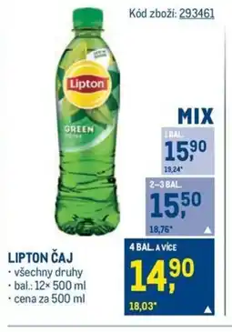 Makro LIPTON ČAJ nabídka