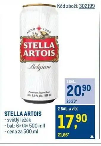 Makro STELLA ARTOIS nabídka