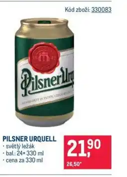Makro PILSNER URQUELL nabídka