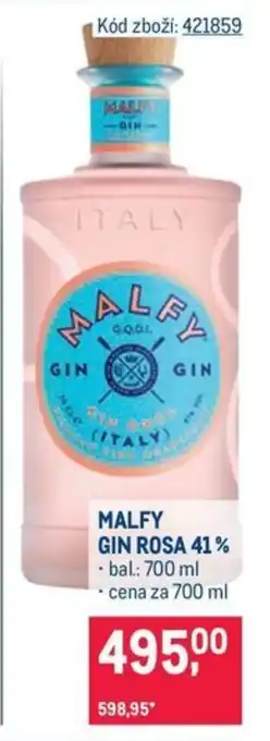 Makro MALFY GIN ROSA 41% nabídka