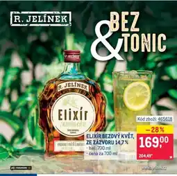 Makro ELIXÍR BEZOVÝ KVĚT, ZE ZAZVORU 14,7% nabídka