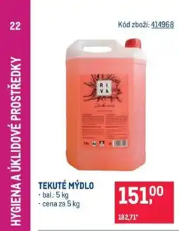 Makro TEKUTÉ MÝDLO nabídka