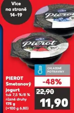 Kaufland PIEROT Smetanový jogurt nabídka