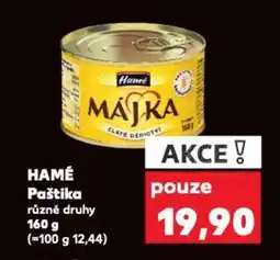Kaufland HAMÉ Paštika nabídka